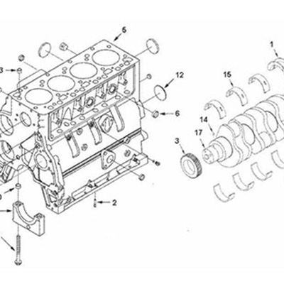 Cummins 4BTA3.9 Engine Overhaul Parts